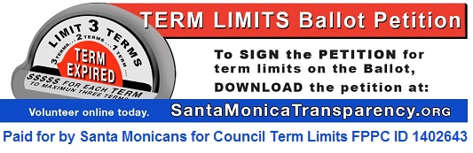 Santa Monica Council Ter Limits ad 2018