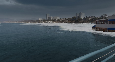 Owl Image of Sea Level Rise after storm