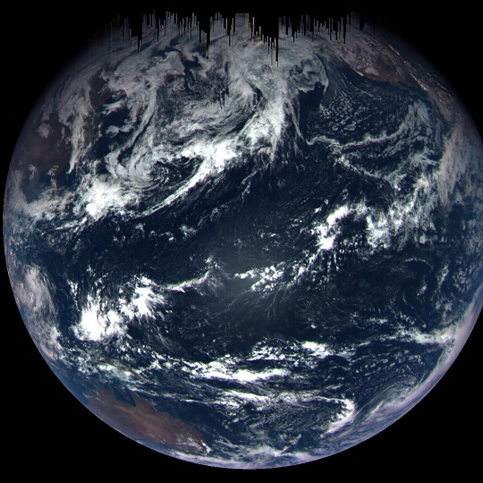 Image of Earth taken from OSIRIS-REx