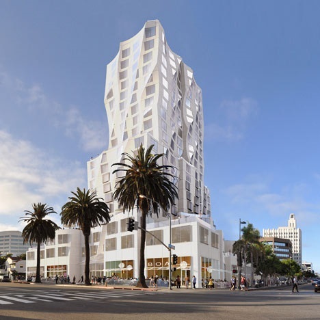 Gehry's original design for Ocean Avenue