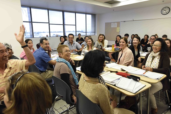 Non-credit ESL Class at Santa Monica College