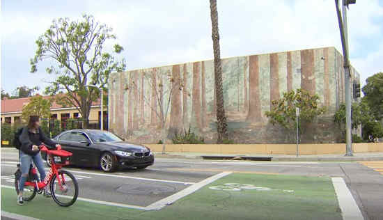 "Muir Woods" mural by Jane Golden