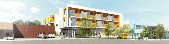 Rendering of Greenway Meadows Senior Building