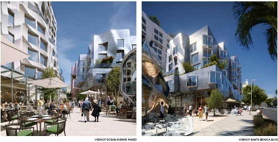 Gehry Project paseos between buildings